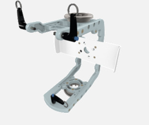 Hillaero OXYLOG PLUS FAA certified mountable bracket for Air Ambulance Airmed Helicopter or Fixed Wing Aircraft ISO1